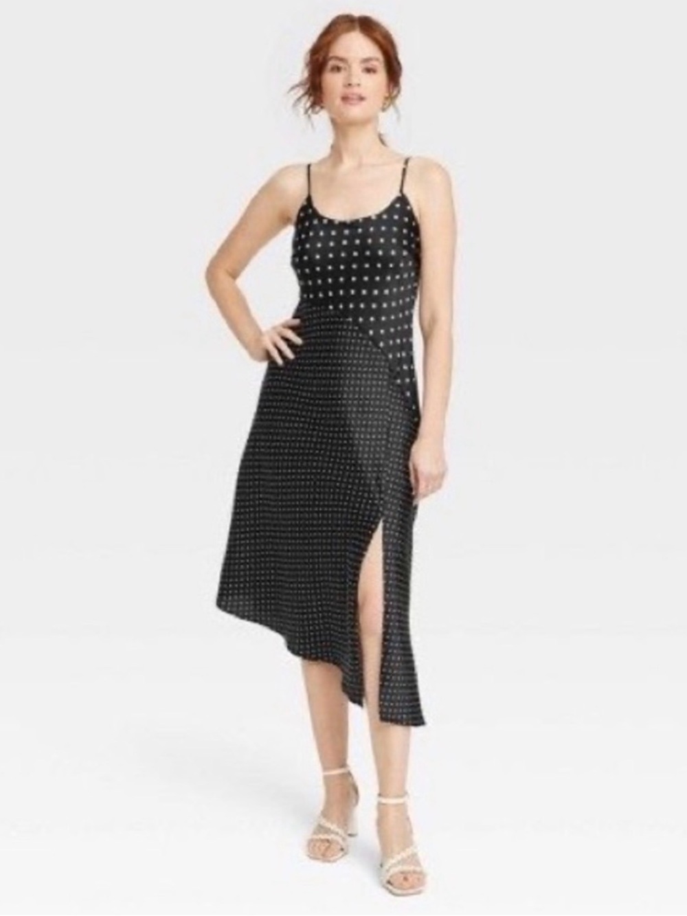 A New Day asymmetrical slip dress. Pre-Owned Condition-Great. Size M